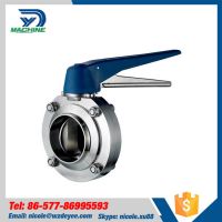 Sanitary Stainless Steel Welding Butterfly Valve