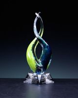 Fashion Hand Blown Glass Trophy Designer Home Decor