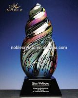 Elephant Hand Blown Glass Crystal Animal Craft Made In China As Birthday Gift