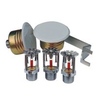 White Cover Concealed Sprinkler Pendent Type