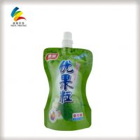 Plastic Customized Stand Foil Spout Pouch With Cap For Packing Juice