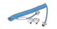 ODM OEM RoHS compliant plastic spiral coiled wiring cable assembly