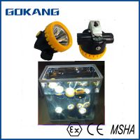 IP65 waterproof miners headlamp, EN certified miners cap lamp