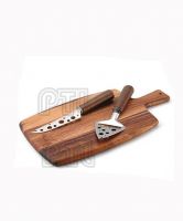 deluxe acacia cheese chopping board 