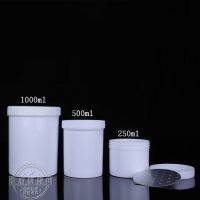 Water Bottles, Amber HDPE Leak Proof Wide Mouth Rounds with Screwcaps 5ml