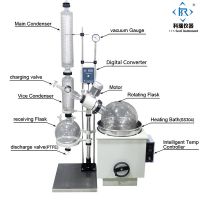 10L glass jacketed rotary evaporator with ex-proof motor