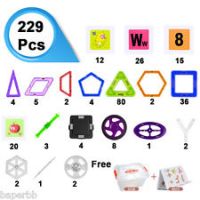 Different Combination Square Plastic Magnetic Building