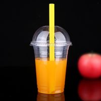 Disposable 16OZ PET Cup for bubble tea