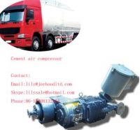 10 cbm Dry Bulk Cement Semi Trailer compressor
