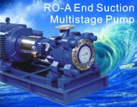 End suction multiplestage centrifugal pump