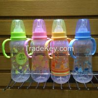 270ml Standard neck PP feeding bottle with handle