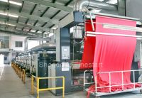 Heat setting stenter of textile finishing machine
