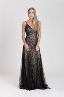 Elegant evening dress with exquisite lace classic design