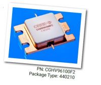 x-band CGHV96100F2, 100 W, 7.9 - 9.6 GHz, 50-ohm, Input/Output Matched GaN HEMT