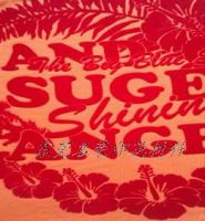 worldwide fast-selling t-shirts silkscreen print flock paste 