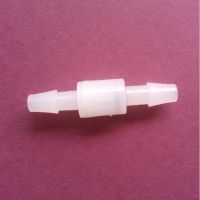 1/4" PVDF/Vtion (Long hose barb) Plastic Spring Check Valve /Ball Valve/One Way Non Return Valve/Small Valve SCV1604DVL