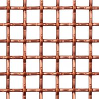 Copper/Galvanized Crimped Wire Mesh for Mining Screen/BBQ Mesh Grill