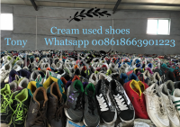 cream used shoes