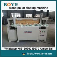 American type pallets wood pallet stringer groove notcher machine grooving cutter notching machine