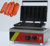 Muffin hot dog and corn waffle making machine for sell/commercial hot dog waffle maker