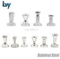 Full stainless steel Aluminum espresso coffee tamper flat base
