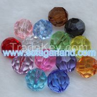 Wholesale 32 Faceted Rondelle Acrylic Crystal