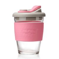 Hot selling promotional 340ml heat resistant glass cup