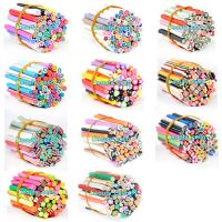 50 X 3D Nail Art Fimo Canes Sticker Rods Acrylic UV Decor Tips Kit DIY Beauty