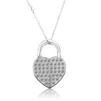 Shiny Star High Quality Necklace Micro Setting Jewelry Necklace with AAA Zircon 925 Silver Pendant Necklace