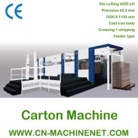 1500X1100mm Feeder Type Automatic Carton Making Machine