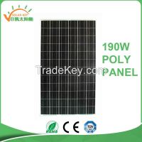 Chear solar panle 190w poly panel for sale