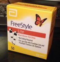 Freestyle Lite Blood Glucose Test Strips 50ct