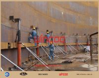 hydraulic jacks used for tank construction TOP TO BOTTOM WAY