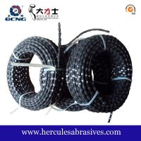 11.5mm Rubber diamond wire saw for granite quarrying