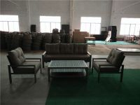 Hotel Commercial Polywood Outdoor Furniture Plastic Wood Sofa Set