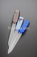 Glass Clear Nail Files In Hard Plastic Cases