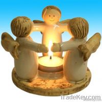 Ceramic tealight  holder for Christmas