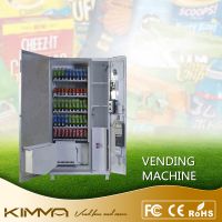 Automated commercial vending machine dispenser with LED screen