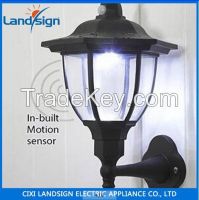 modern solar led outdoor wall lamp