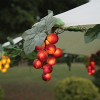 Solar Powered 64 Umbrella Grape Lights