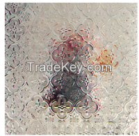 3-8mm Clear and Colored Patterned Glass (Puzzle, Flora, Nashiji, Moru-