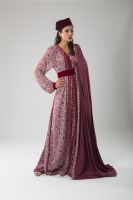 MOROCCAN LEBSSA MADIHA PURPLE COLOR.