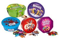 Quality Street Chocolate Bars, Heroes, Mars Celebrations, Roses Chocolate Bars