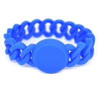 RFID Braid silicone wristband tag