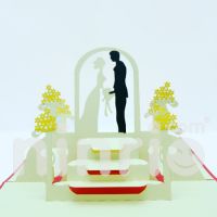 Wedding satge 3d pop-up card