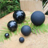 Polished shungite sphere 50 mm