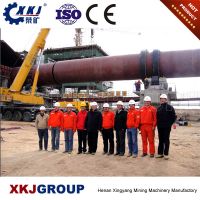 Hot sale magnesite rotary kiln used for calcining the cement clinker from China industry leader