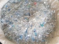 Hot washed 100% clear PET bottle scrap