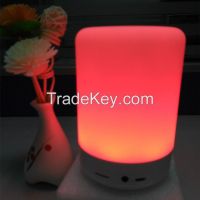 LED bluetooth speaker lamp clock alarm wake up lamp light