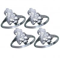 Aman Cute Party Wear Silver Toe
